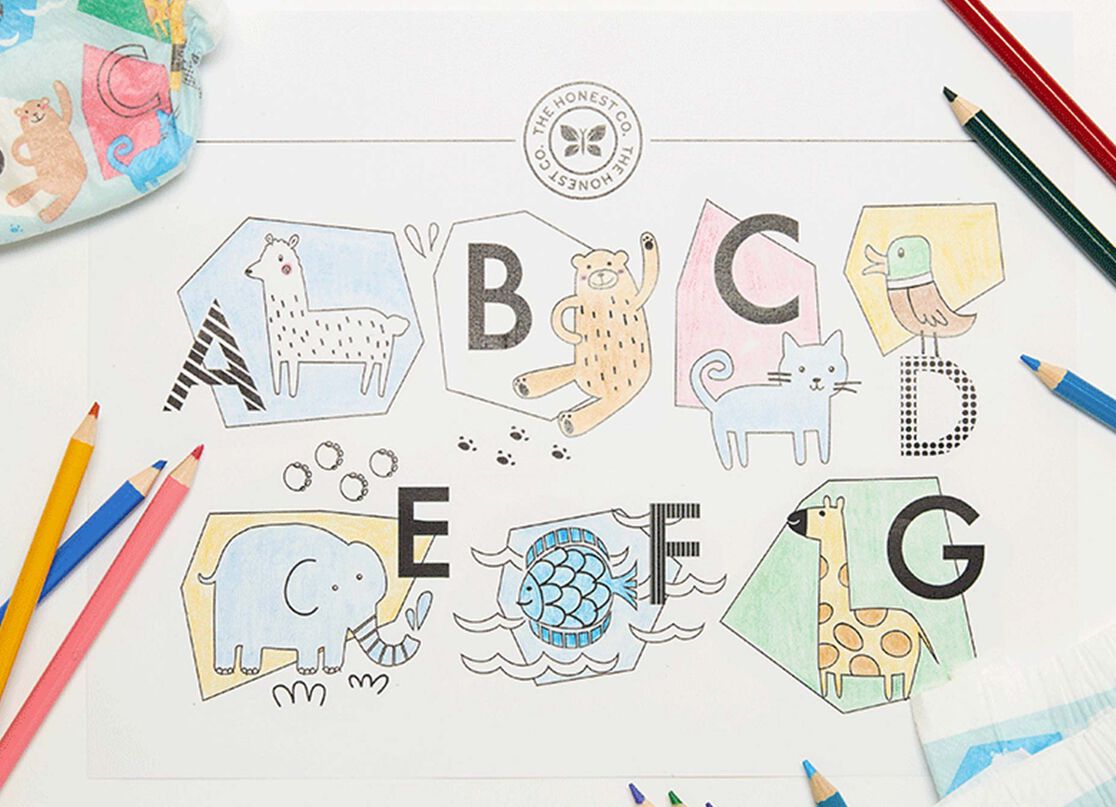 Print + Play: ABCs Coloring Page