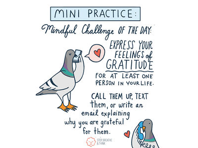 Find Gratitude with Stop, Breathe & Think