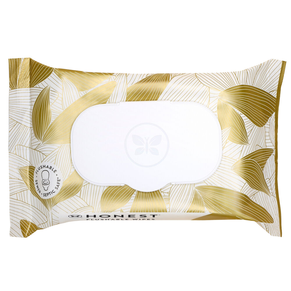 Flushable Wipes, Gilded Wings, 42 Count