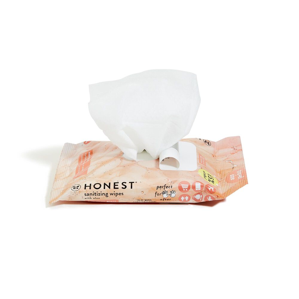 Sanitizing Alcohol Wipes, 15 Count, Grapefruit Grove