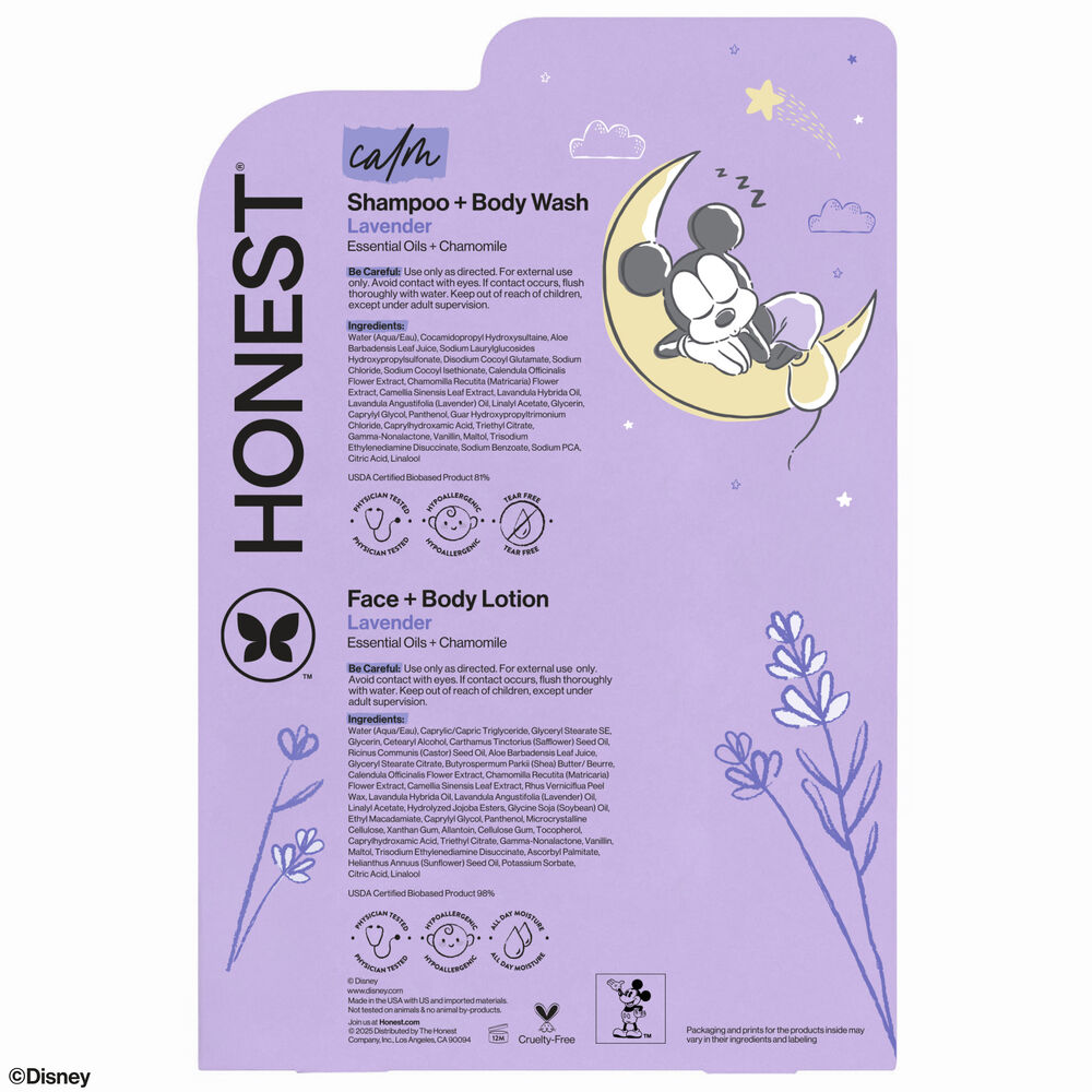 Disney Shampoo + Lotion Duo, Calm