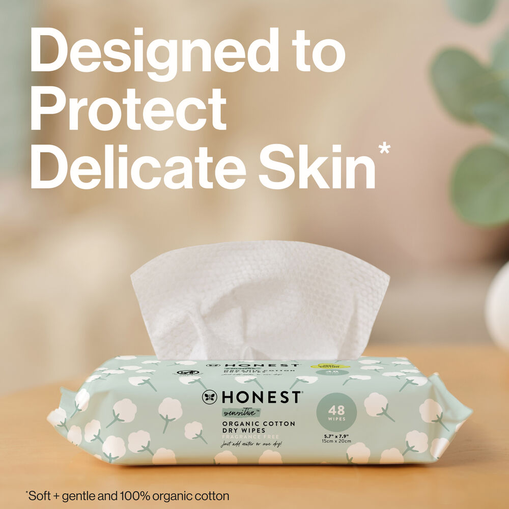 Honest Dry Wipes, 192 Count