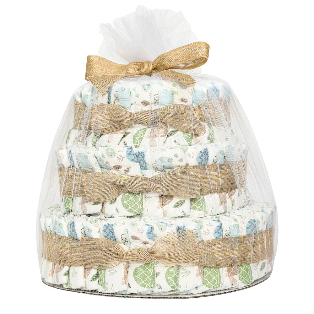 Diaper Cake, Turtle Time, Deluxe