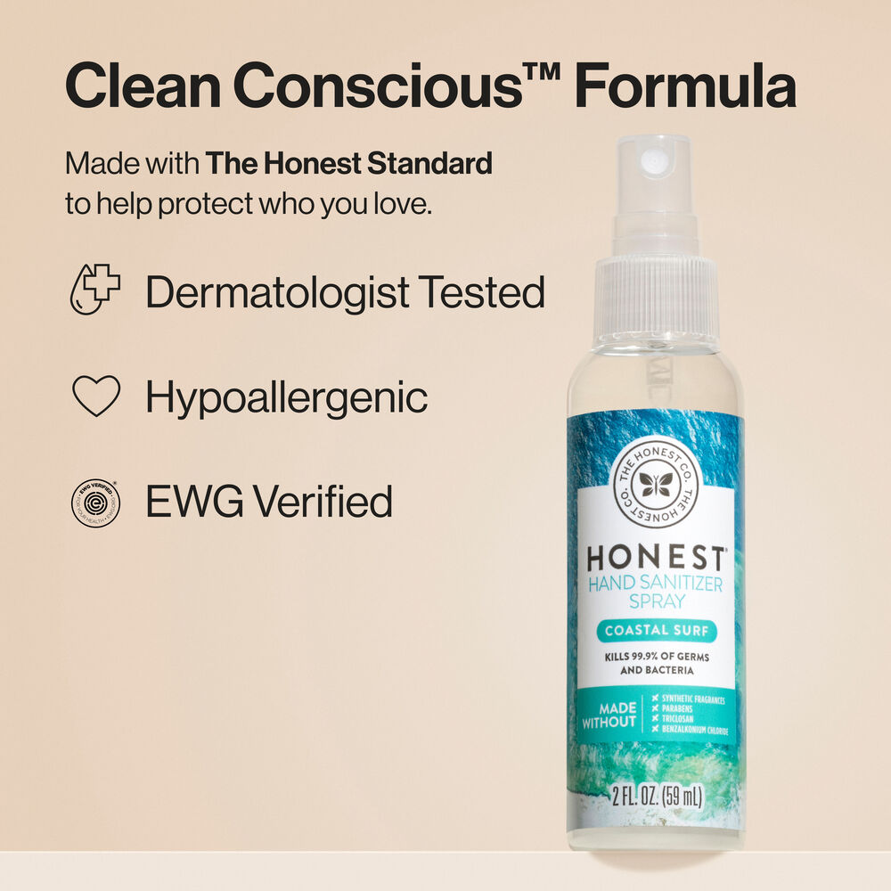 Hand Sanitizer Spray, Coastal Surf, 12-Pack