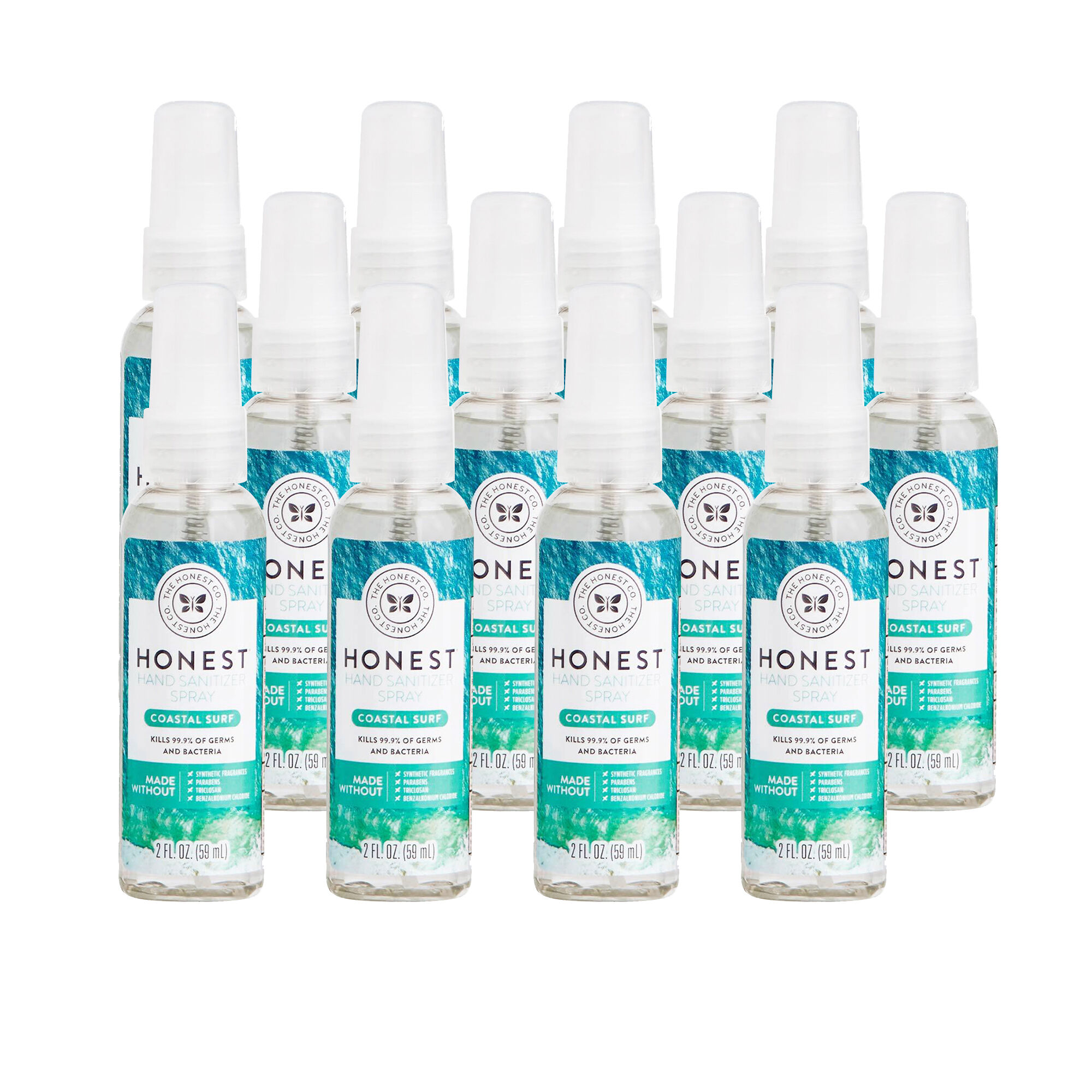 Hand Sanitizer Spray, Coastal Surf, 12-Pack