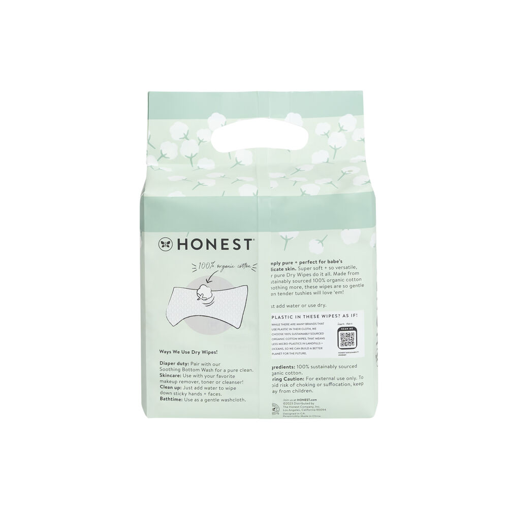 Honest Dry Wipes, 192 Count