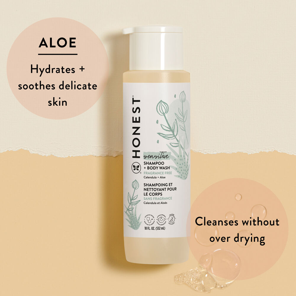 Shampoo + Body Wash, Value Size, Sensitive