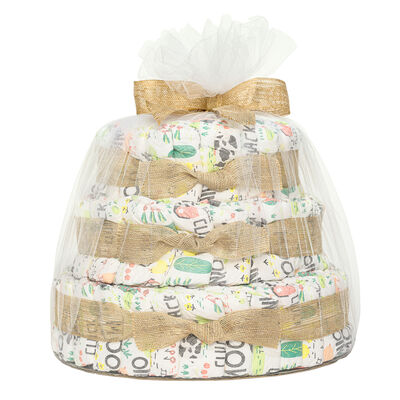 Diaper Cake, Barnyard Babies, Deluxe