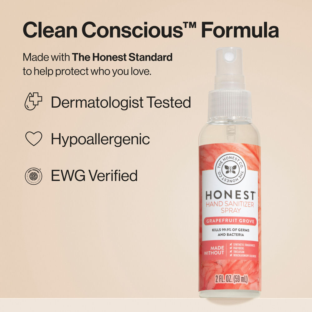 Hand Sanitizer Spray, Grapefruit Grove