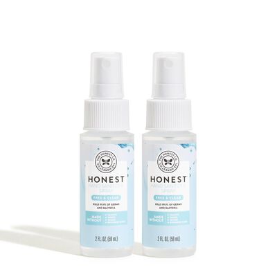 Hand Sanitizer Spray, Free + Clear, 2-Pack