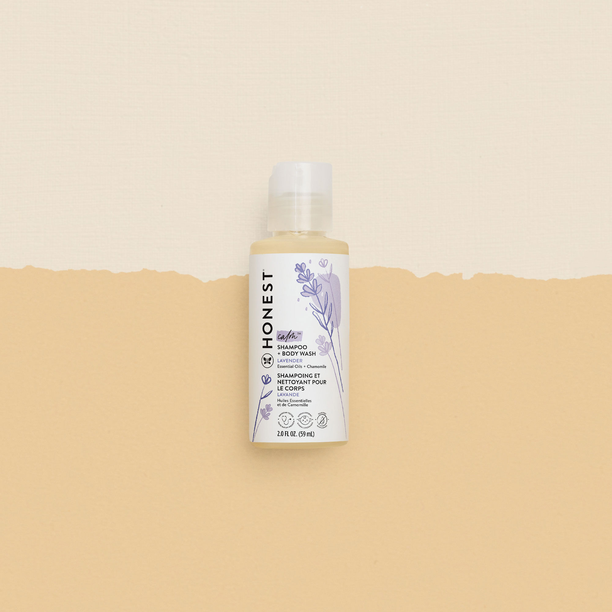 Shampoo + Body Wash, Travel Size, Truly Calming