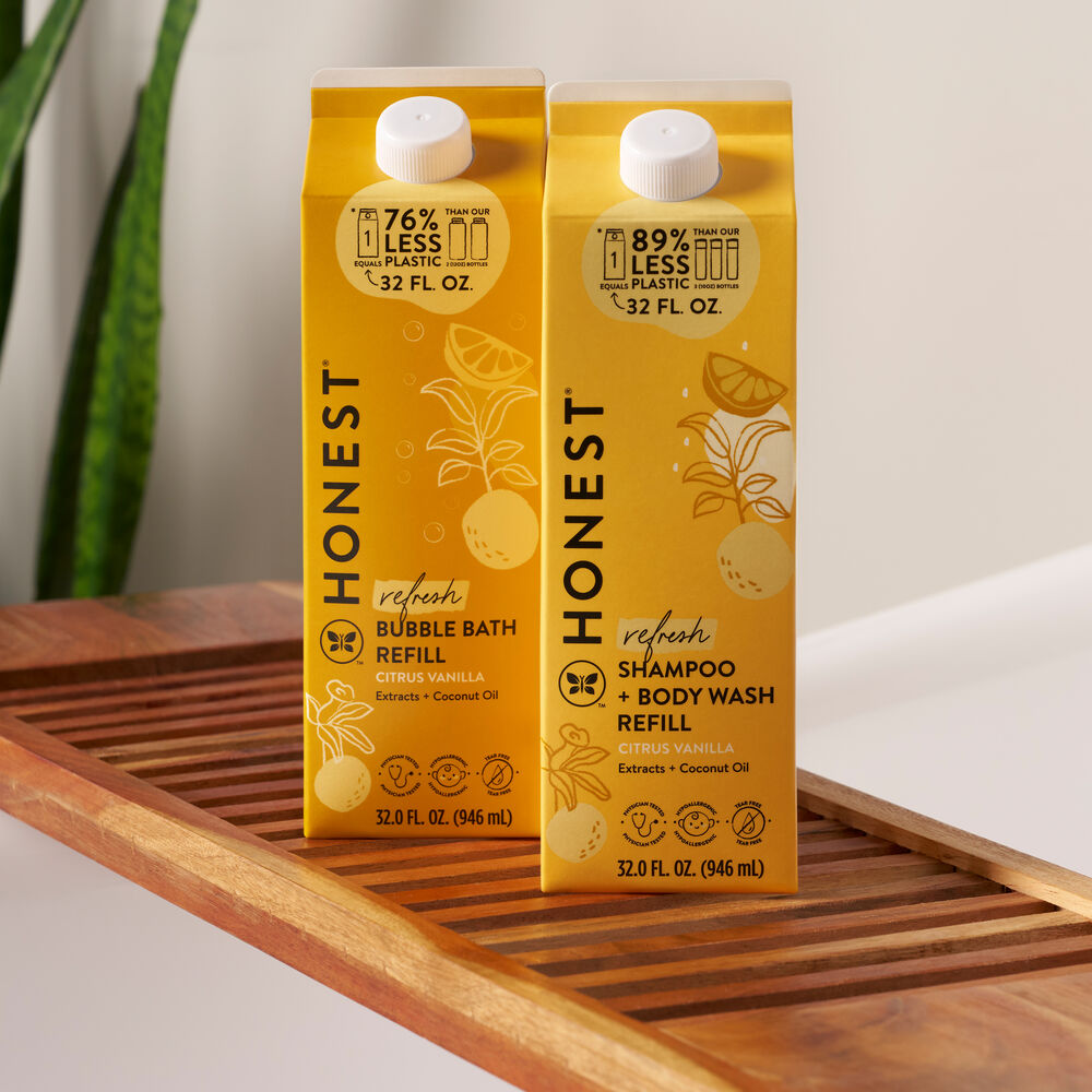 Shampoo Body Wash, Carton Refill, Citrus Vanilla